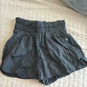 Free People Black Athletic Shorts